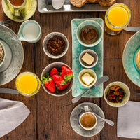 Conjunto de 6 chávenas e pires de café Coral