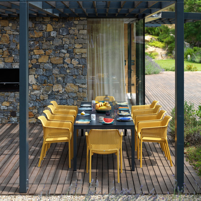 Mesa de exterior Rio Alu 210