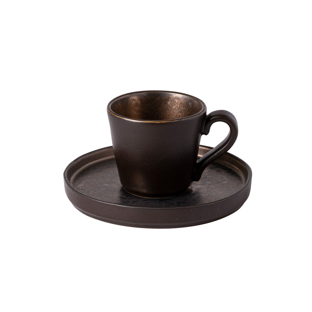 Conjunto de 6 chávenas e pires de café Lagoa
